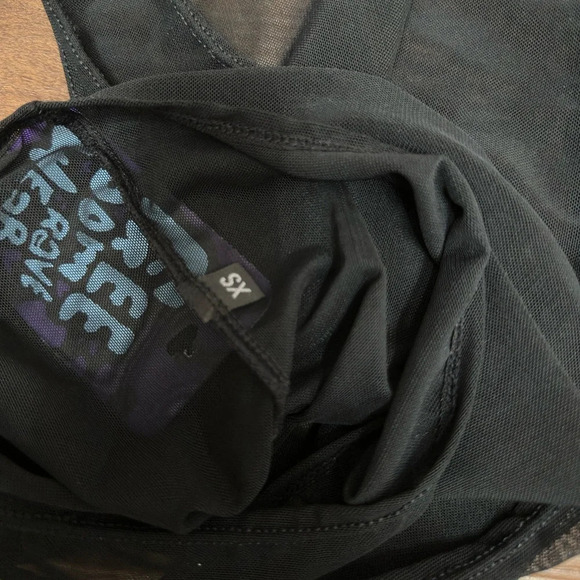 Freedom Rave Wear mesh side boob bodysuit - Picture 4 of 4